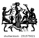 Background in the Greek style 