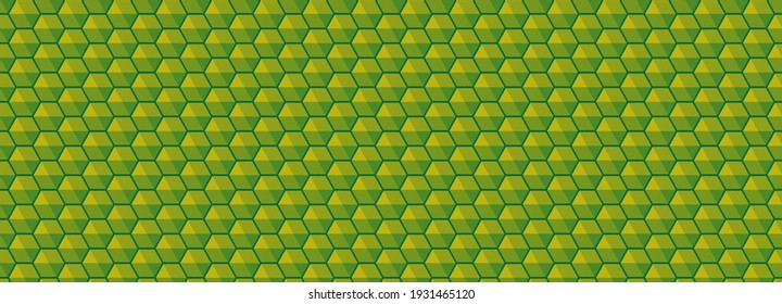  Hintergrund grüner abstrakter Hexagons