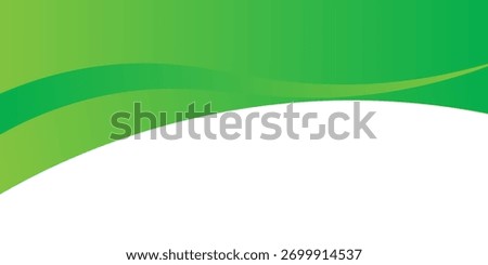 background green abstract wave with light, modern design. Vector Illustration