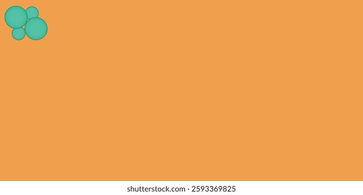 background with green circle decoration