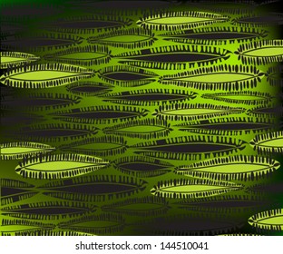 background from green leaves