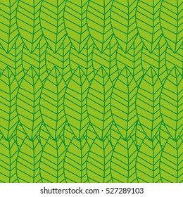 Background of green leaves