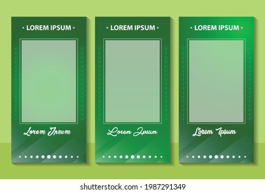 background green light banner pamphlet vector illustrator