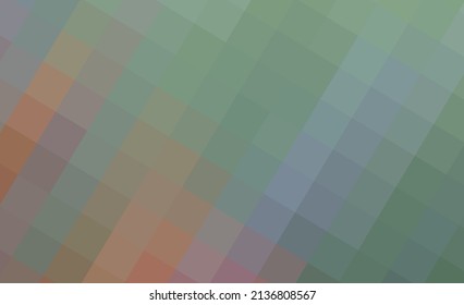 Fondo de los cuadrados de colores verde y naranja conectados diagonalmente. Textura geométrica. Un respaldo de cuadrados de mosaico para publicación, afiche, calendario, post, papel pintado, postal, banner, portada, sitio web