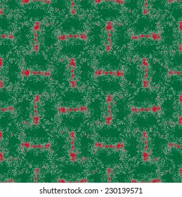  background with green and red abstract shapes