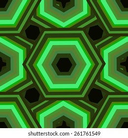 Background of green rhombuses. Seamless.