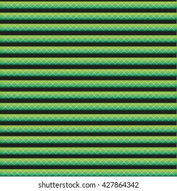 Background of green stripes on a dark background