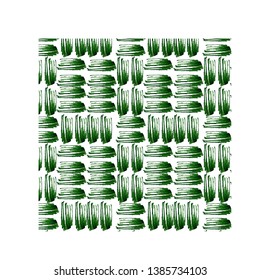 Background of green strokes artistic brush. Unusual smears. For websites and interior design and textures of furniture and walls of buildings. Vector illustration.