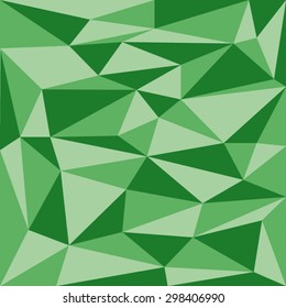 Background Of Green Triangles