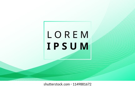 background greenl geometric. simple shape  composition. Eps10 vector.Suitable For Wallpaper  Banner  Card  Book Illustration  Web Landing Page  and Other Related Creative