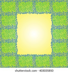 Background for greeting card or brochure. Background with shapes indefinite form. Abstract design, wallpaper.  Vector illustration. 
