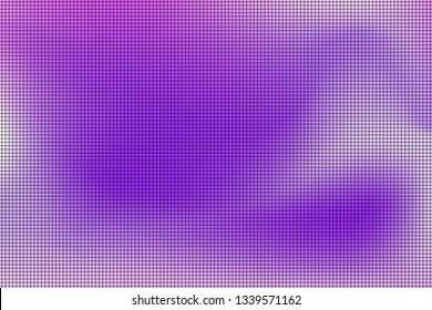 Background from the grid with a colored pastel blue-purple gradient. Vector illustration.