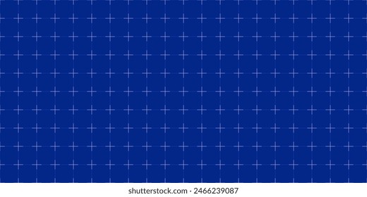 The background of the grid, coordinates, grid, is blue. Seamless pattern, graph, chart, equation, math, study, paper. Vector