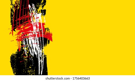 background with grunge dynamic brush strokes.