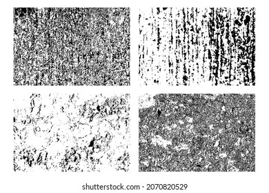 Background grunge texture set. vector illustration.