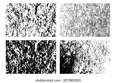 Background grunge texture set. vector illustration.