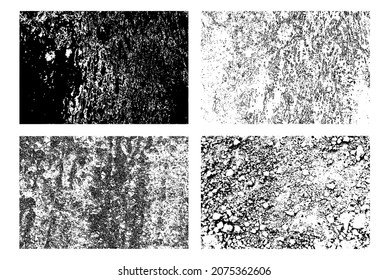 Background grunge texture set. vector illustration.