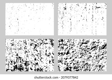 Background grunge texture set. vector illustration.