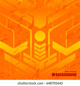 background grunge texture template and abstract background with space for text, vector illustration