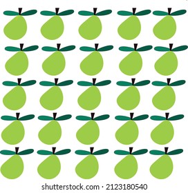 the background of the guava fruit is very beautiful green