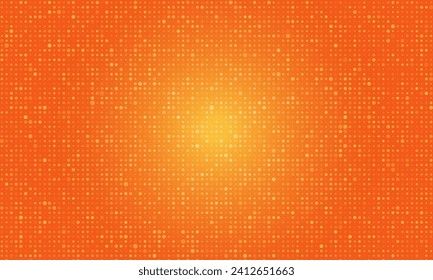 Background halftone circle vector orange dots.