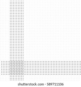 Background of the halftone image