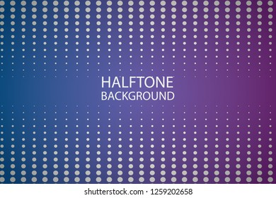 Background Halftone Pattern Vector Illustration. Abstract Halftone Design