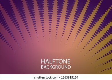 Background Halftone Pattern Vector Illustration. Abstract Halftone Design