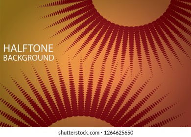 Background Halftone Pattern Vector Illustration. Abstract Halftone Design