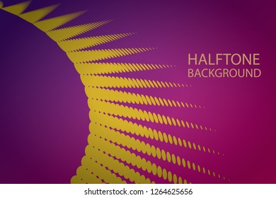 Background Halftone Pattern Vector Illustration. Abstract Halftone Design
