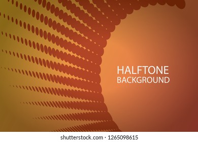 Background Halftone Pattern Vector Illustration. Abstract Halftone Design