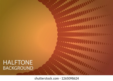 Background Halftone Pattern Vector Illustration. Abstract Halftone Design