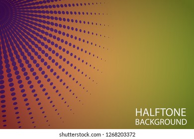 Background Halftone Pattern Vector Illustration. Abstract Halftone Design