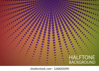 Background Halftone Pattern Vector Illustration. Abstract Halftone Design