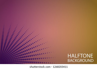 Background Halftone Pattern Vector Illustration. Abstract Halftone Design