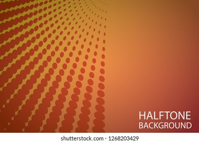 Background Halftone Pattern Vector Illustration. Abstract Halftone Design