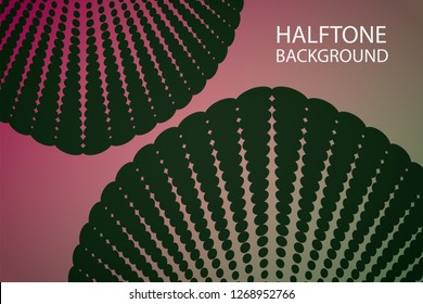 Background Halftone Pattern Vector Illustration. Abstract Halftone Design