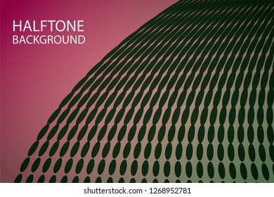Background Halftone Pattern Vector Illustration. Abstract Halftone Design