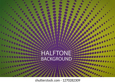 Background Halftone Pattern Vector Illustration. Abstract Halftone Design