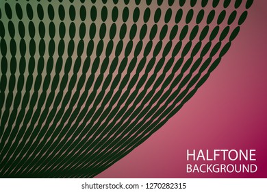 Background Halftone Pattern Vector Illustration. Abstract Halftone Design