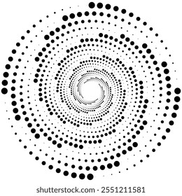 fundo meio-tom espiral preto modelo retrô