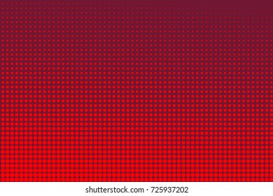 Abstract Halftone Dots Background Red Colors Stock Vector (Royalty Free ...