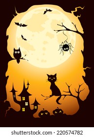 Background -- Halloween card