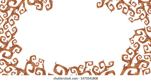 Background for halloween. Cartoon flat style. White background, isolated vector