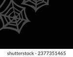 Background Halloween with Fancy Elements Spider Web, Candles, Bats, Hand with Blood, Witch Hat, .Halloween Elements on Orange Background. Website Spooky, Background or Banner 