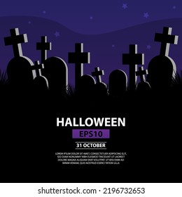 Background Halloween Night Dark Vector