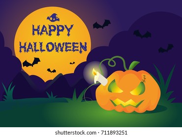 background halloween night,halloween pumpkin