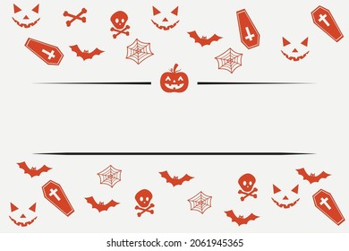 Background halloween for text - black and white