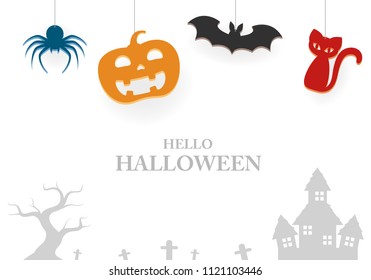 background halloween, vector