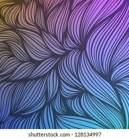 background with hand drawn flowers